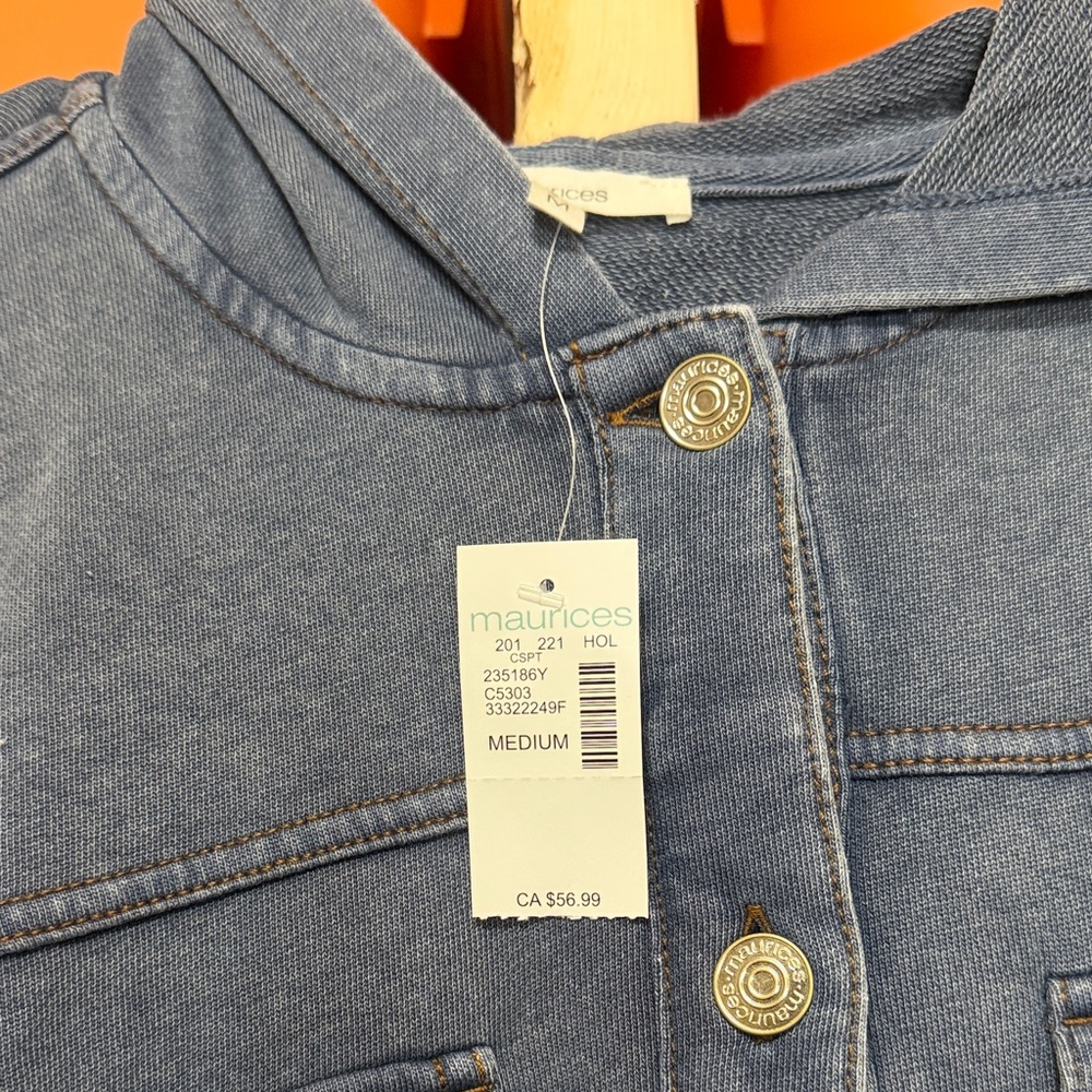 Maurices blue shaket with Hood - Women's - Picture 6 of 8